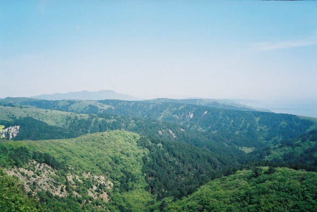 Вид с вершин на Чёрное море - Бетта, г. Геленджик