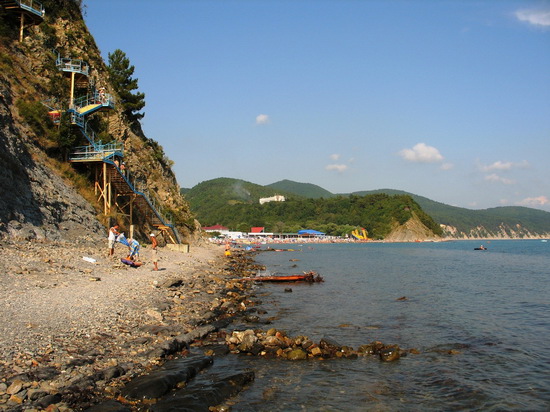 Скалистые уступы Бетты - Черное море, г. Геленджик